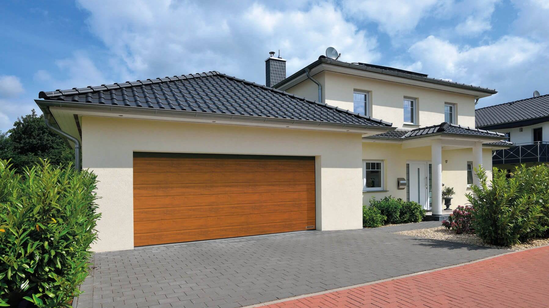 Garagepoort Hörmann Golden Oak