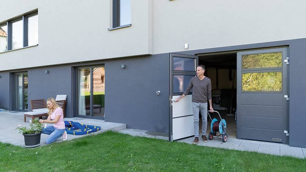 Garagepoort Hörmann - Openslaande garagedeuren